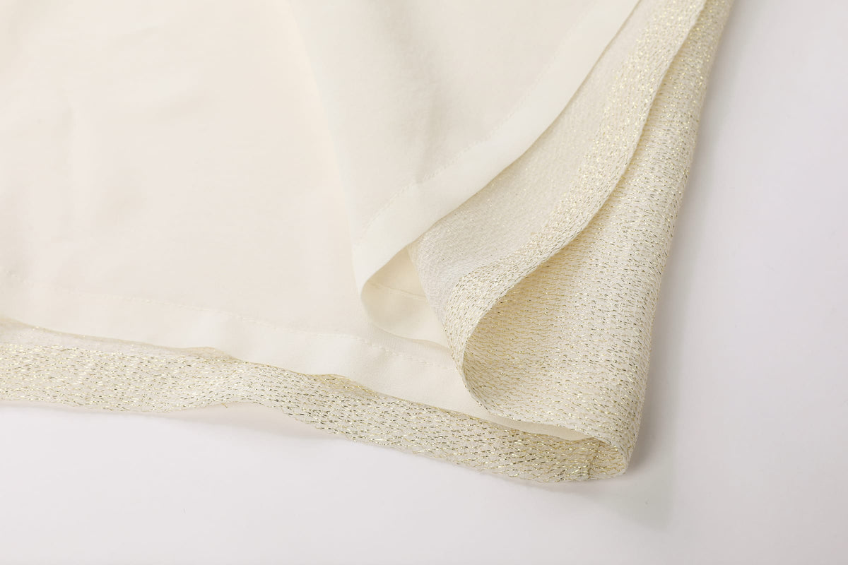 Gilded Diamond Mesh Abaya Coat - image 7