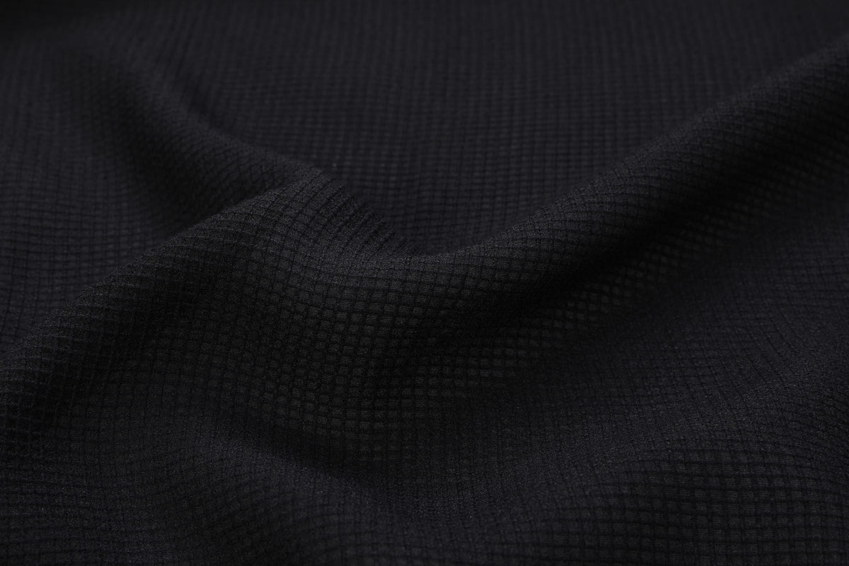 Waffle-Weave Duster Abaya Black - image 9