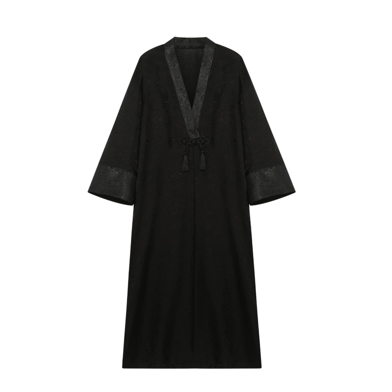 Magnolia Organza Abaya Coat