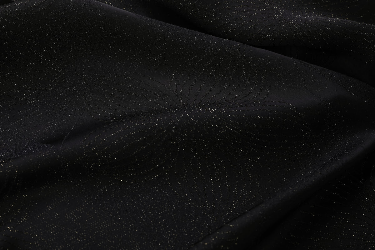 Metallic Knit Fringe Abaya - image 9