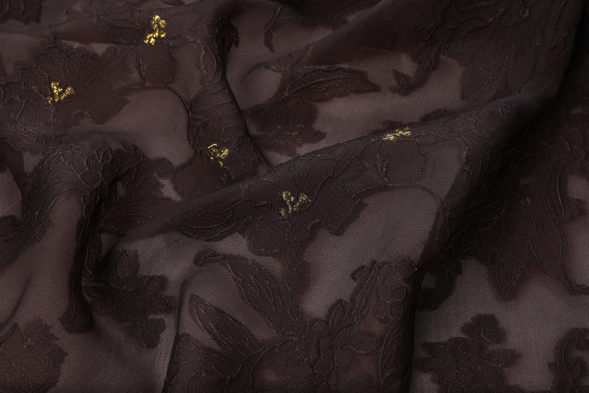 Gilded Peony Burnout Abaya - image 8